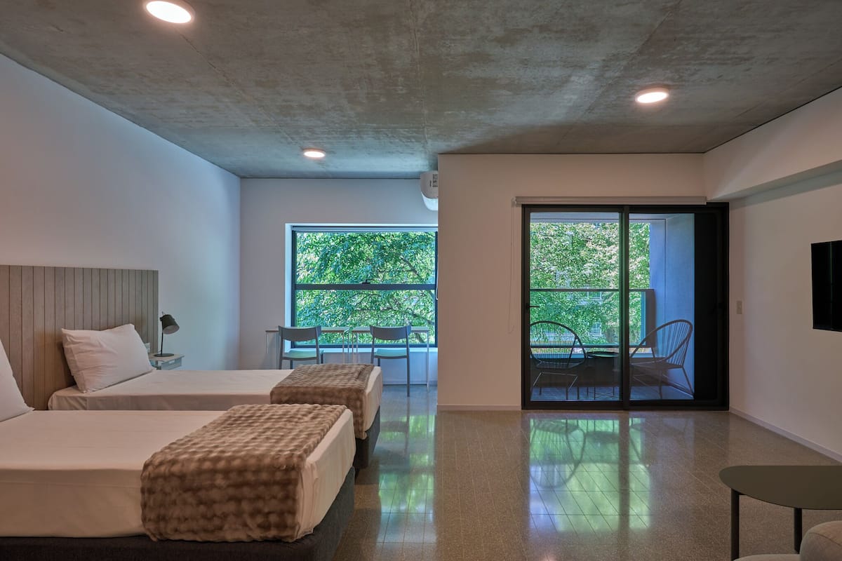 In-room safe, desk, laptop workspace, blackout curtains