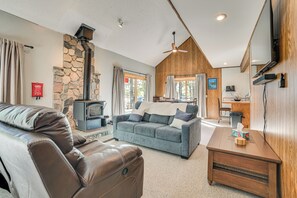 TV - Private Dock, Near Skiing: Lakefront Gaylord Home (Gaylord)