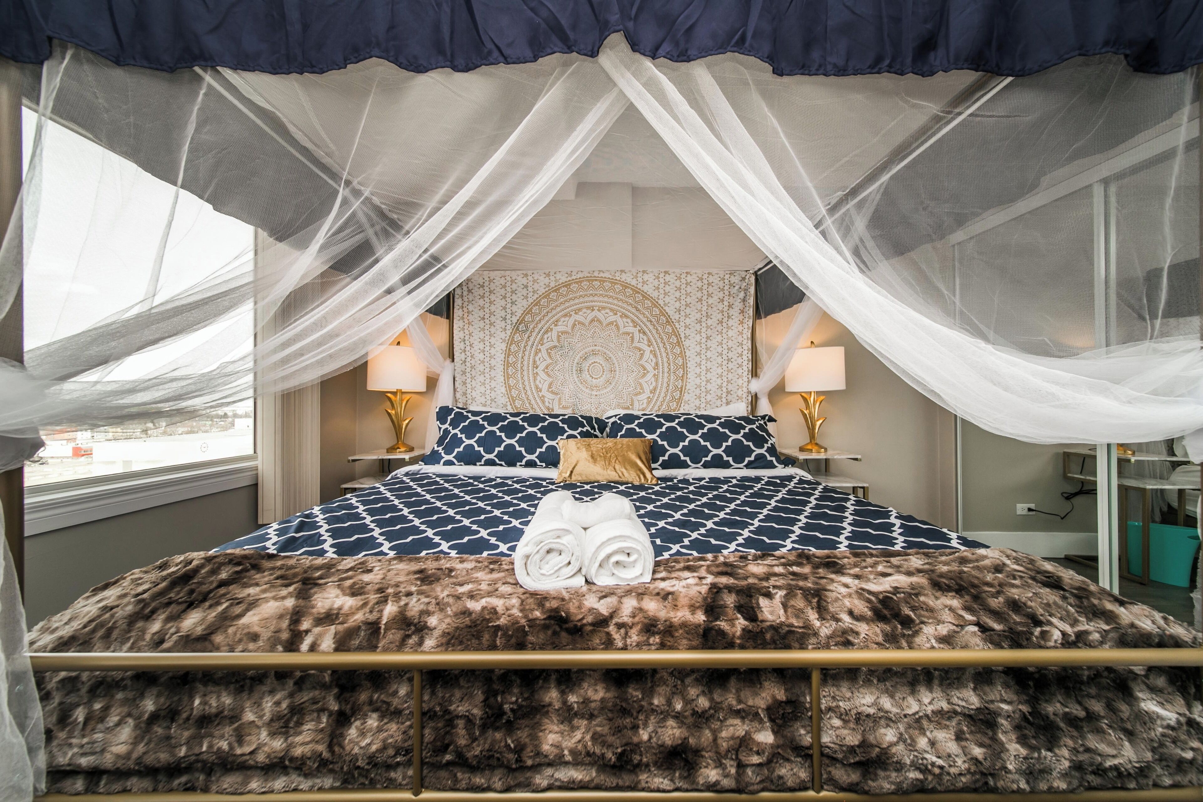 1 soverom, strykejern/-brett, wi-fi (inkludert) og sengetøy