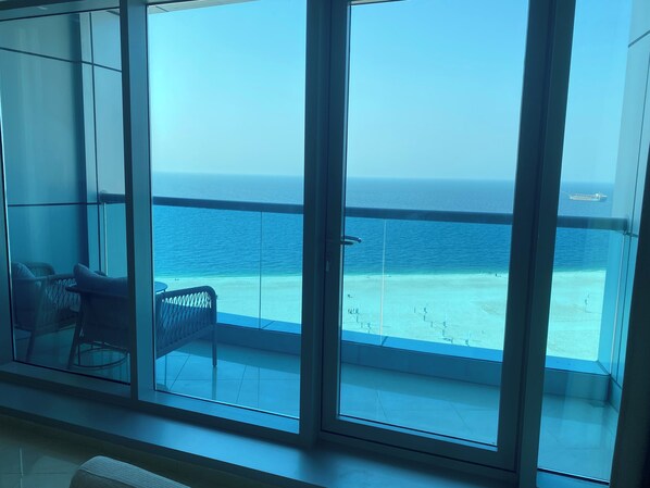 Interior - Seaside Gem – 2BR Beachfront Apartment (Ajman)