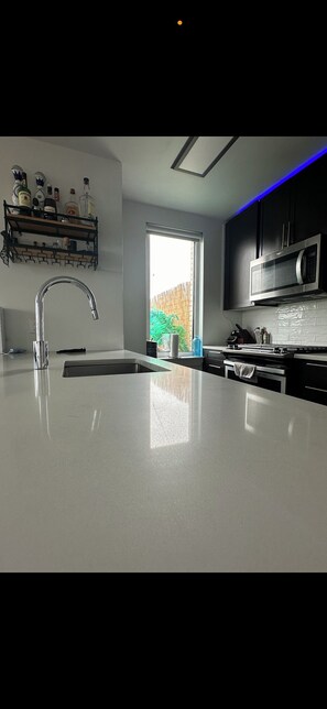 Microwave, oven, stovetop, dishwasher - Chic 2-bd 2-bth apartment with huge private balcony (Jamaica)