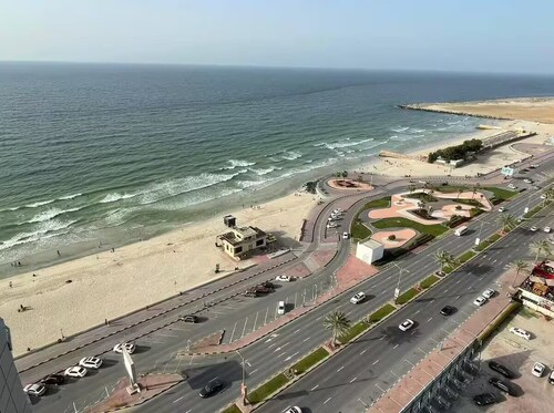 Elegant Beachfront Seaview Apartment in Ajman