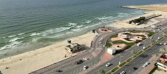Elegant Beachfront Seaview Apartment in Ajman