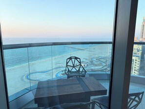 Interior - Beachfront 2BR Apartment with Stunning Sea View (Ajman)