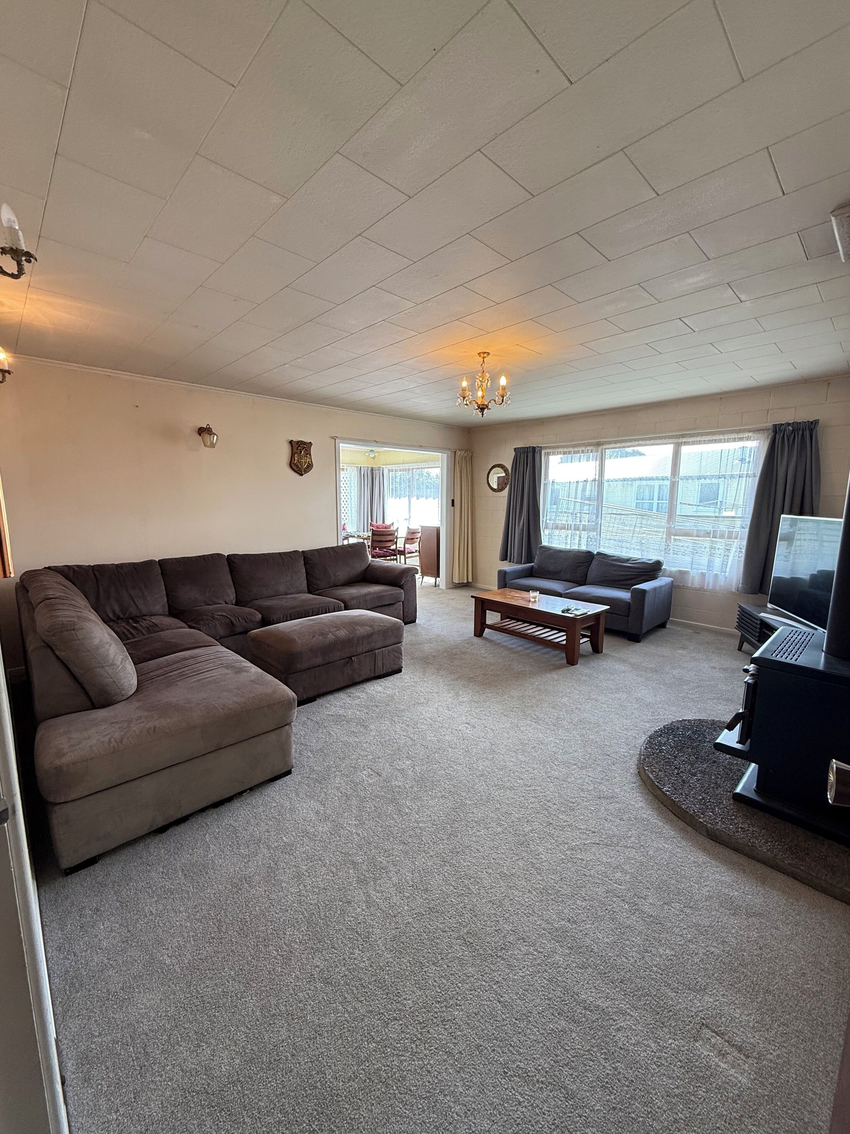 TV connectée, cheminée