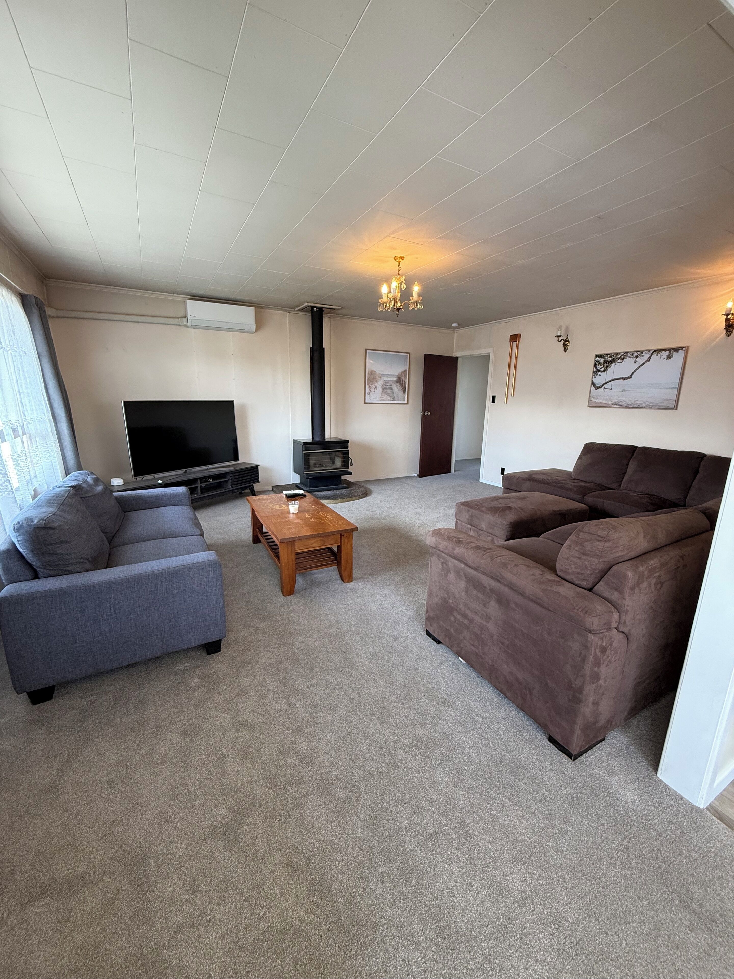 TV connectée, cheminée