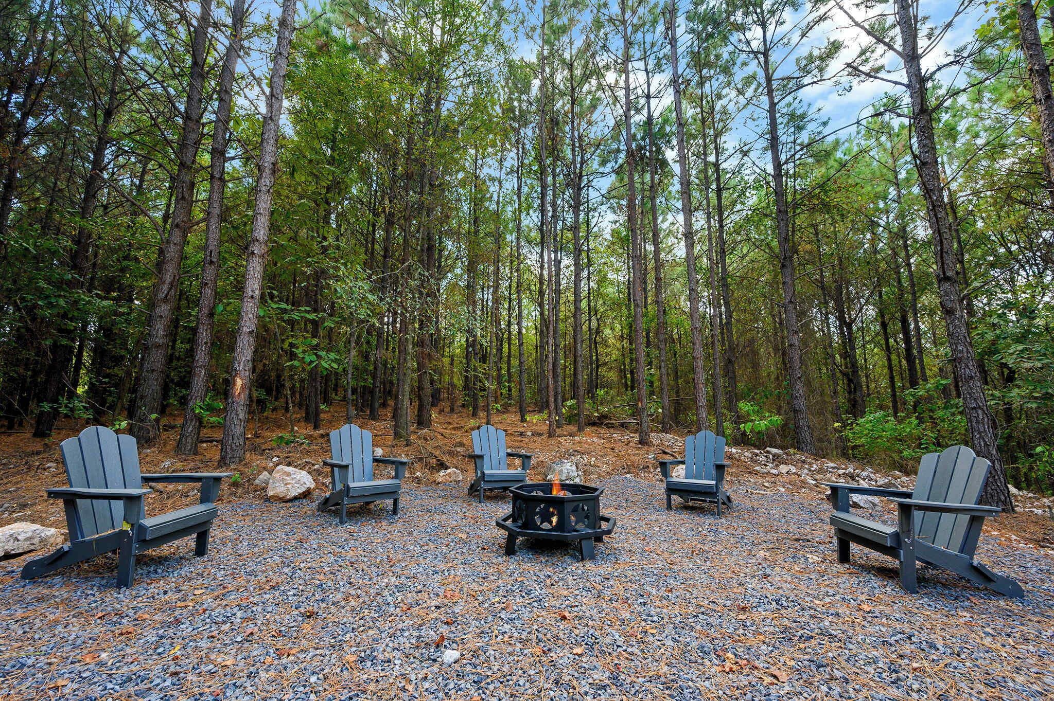 Cabane, plusieurs lits, bain à remous (Starlight Retreat) | Vue de la chambre