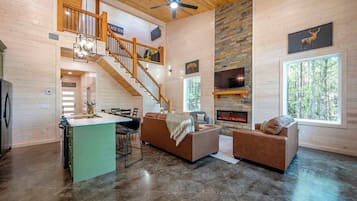 Kabin, Beberapa Tempat Tidur, hot tub (Starlight Retreat) | Area keluarga