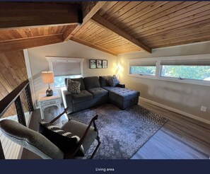 Smart TV, fireplace - Updated, fully-furnished 3+bedroom lake front cabin in beautiful Pequot Lakes. (Pequot Lakes)