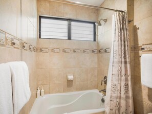 Hair dryer, towels