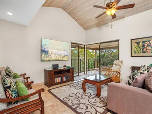 TV, books - Walk to Top Snorkeling Beach (Wailea)