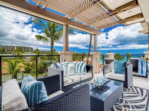 Recently Renovated | Wrap-Around Ocean Views | Wailea Beach Villas D302