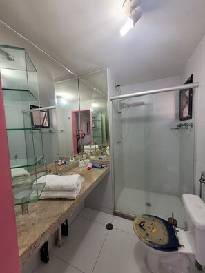 Towels, soap, toilet paper