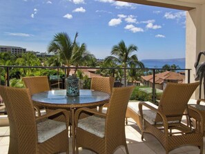 Outdoor dining - Wailea Beach Villas PH309 - 3 Bedroom Ocean View Penthouse (Wailea)