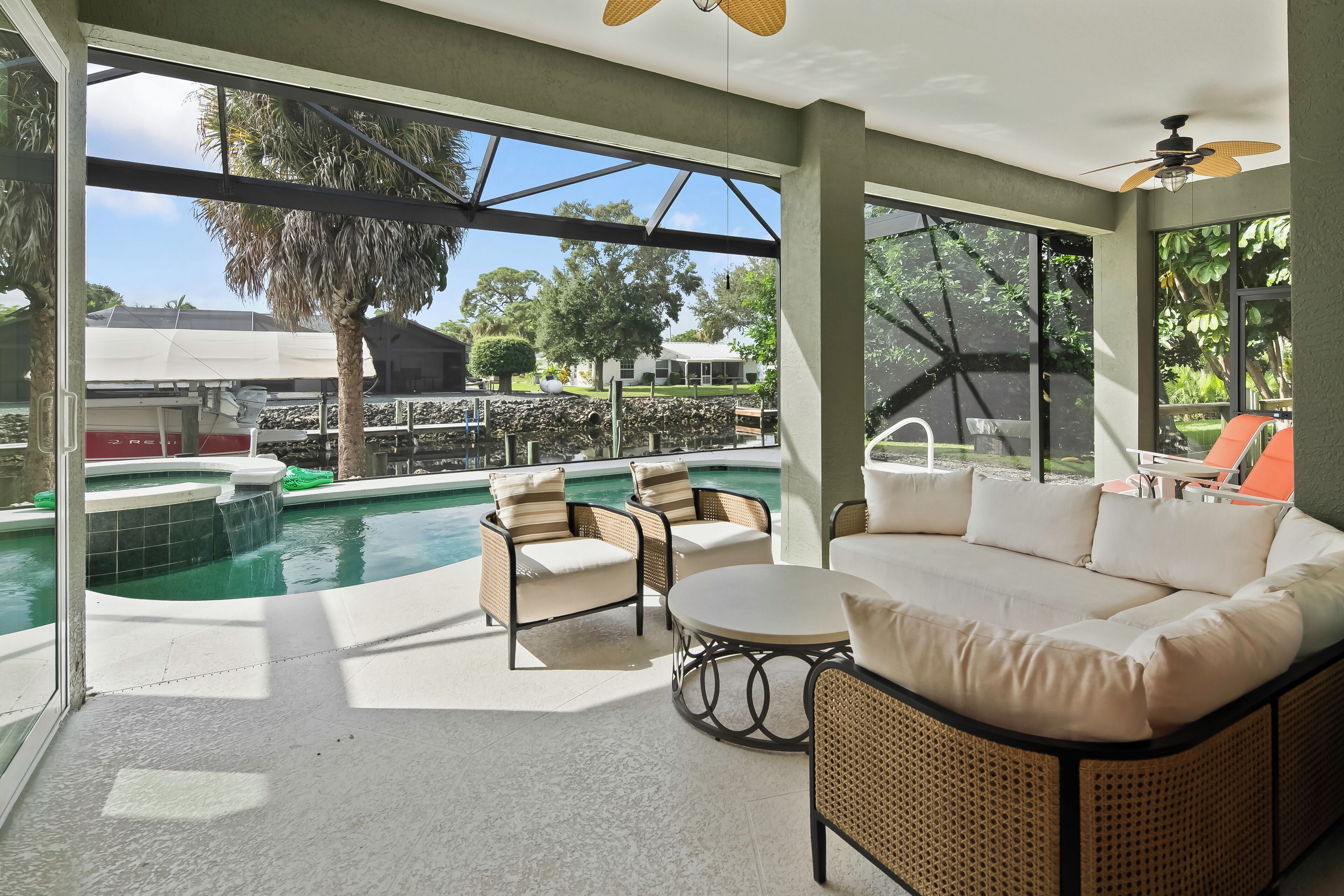 Alberca al aire libre 