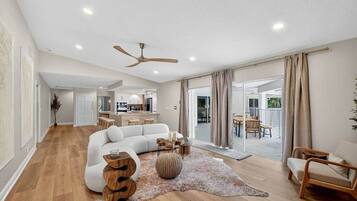 Smart TV, books, music library, video library