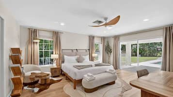 4 bedrooms, desk, iron/ironing board, free WiFi