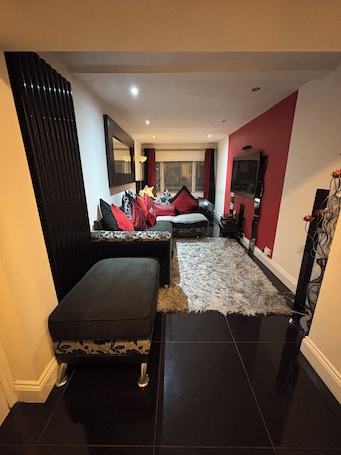 TV, video game console. Amazing studio room in a beautiful house