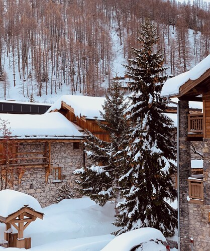 Apartment in the old village, at the foot of the slopes. Residence le SQUAW VALLEY