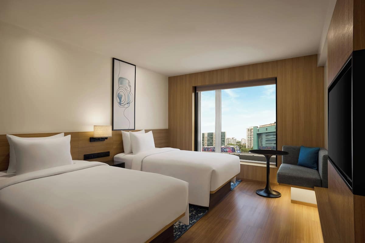 Phòng, 2 giường đơn, không hút thuốc (City View) | Truy cập Internet không dây miễn phí