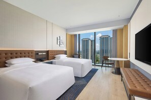 标准房, 2 张双人床, 城市景观 | 免费 WiFi