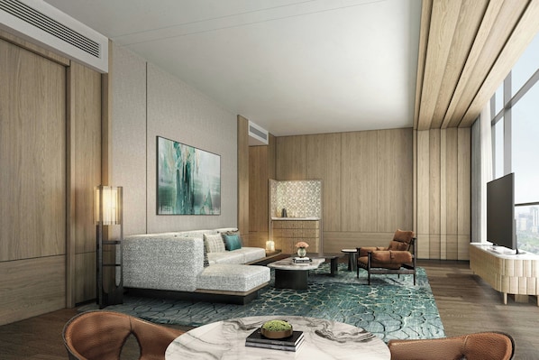 Deluxe Suite, 1 King Bed, River View | Free WiFi