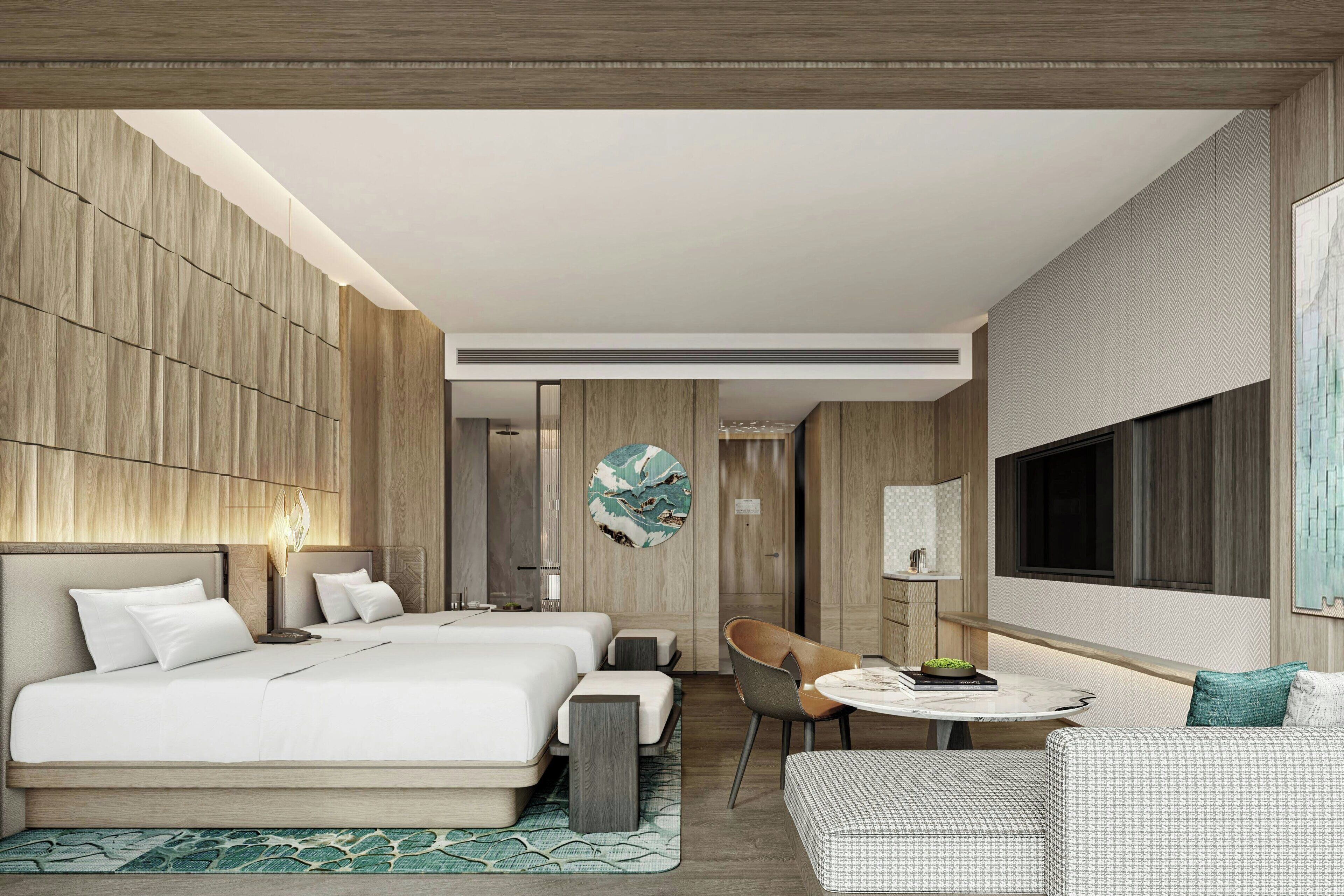 Habitación Deluxe, 2 camas individuales | Wifi gratis 