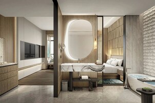 デラックス ルーム キングベッド 1 台 | バスルーム