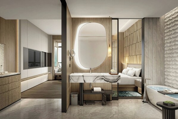 Deluxe Room, 1 Katil Raja (King) | Bilik Mandi