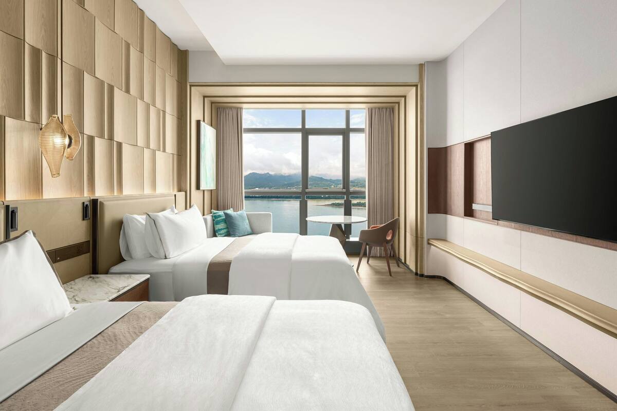 Blackout drapes, rollaway beds (surcharge), WiFi (free), bed sheets