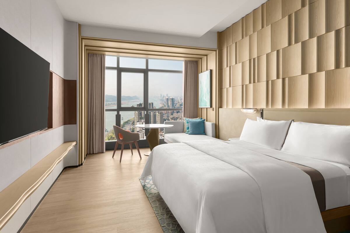 Blackout drapes, rollaway beds (surcharge), WiFi (free), bed sheets