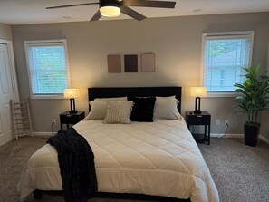 3 dormitorios, tabla de planchar con plancha, wifi y ropa de cama