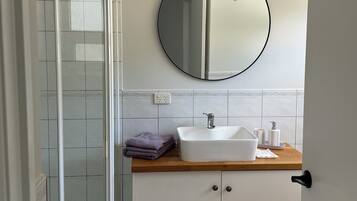 Towels, soap, toilet paper