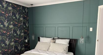 Tranquil 2 bedroom home featur an open-plan living area and outdoor courtyard.