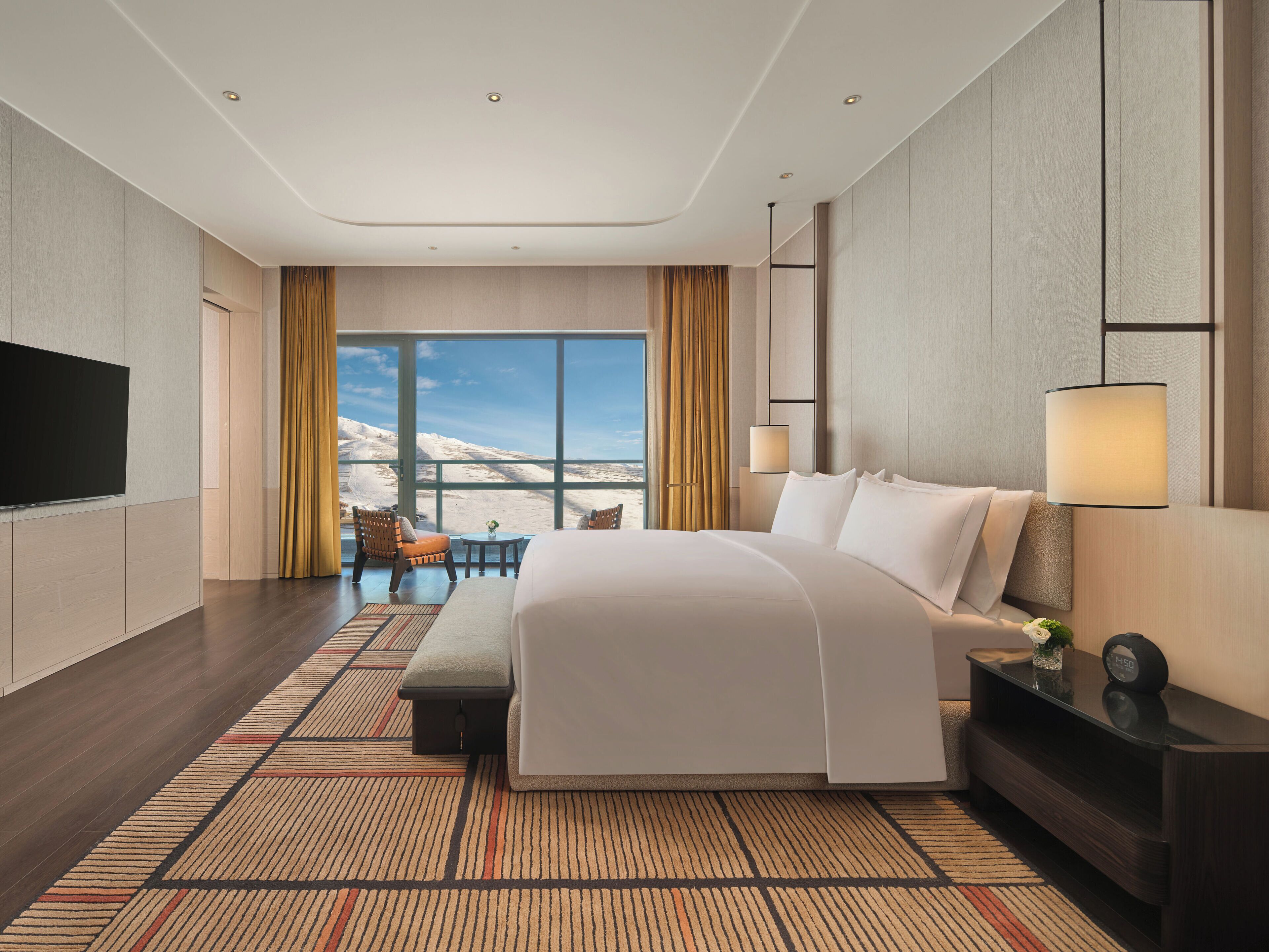 Suite Premium, 1 cama King size | Edredón, camas con efecto memoria y minibar 