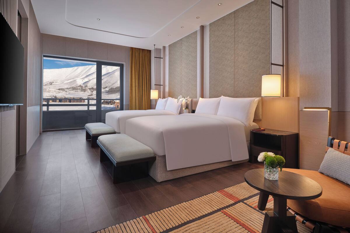 Premium Suite, 2 Queen Beds | Down duvets, memory-foam beds, minibar, in-room safe