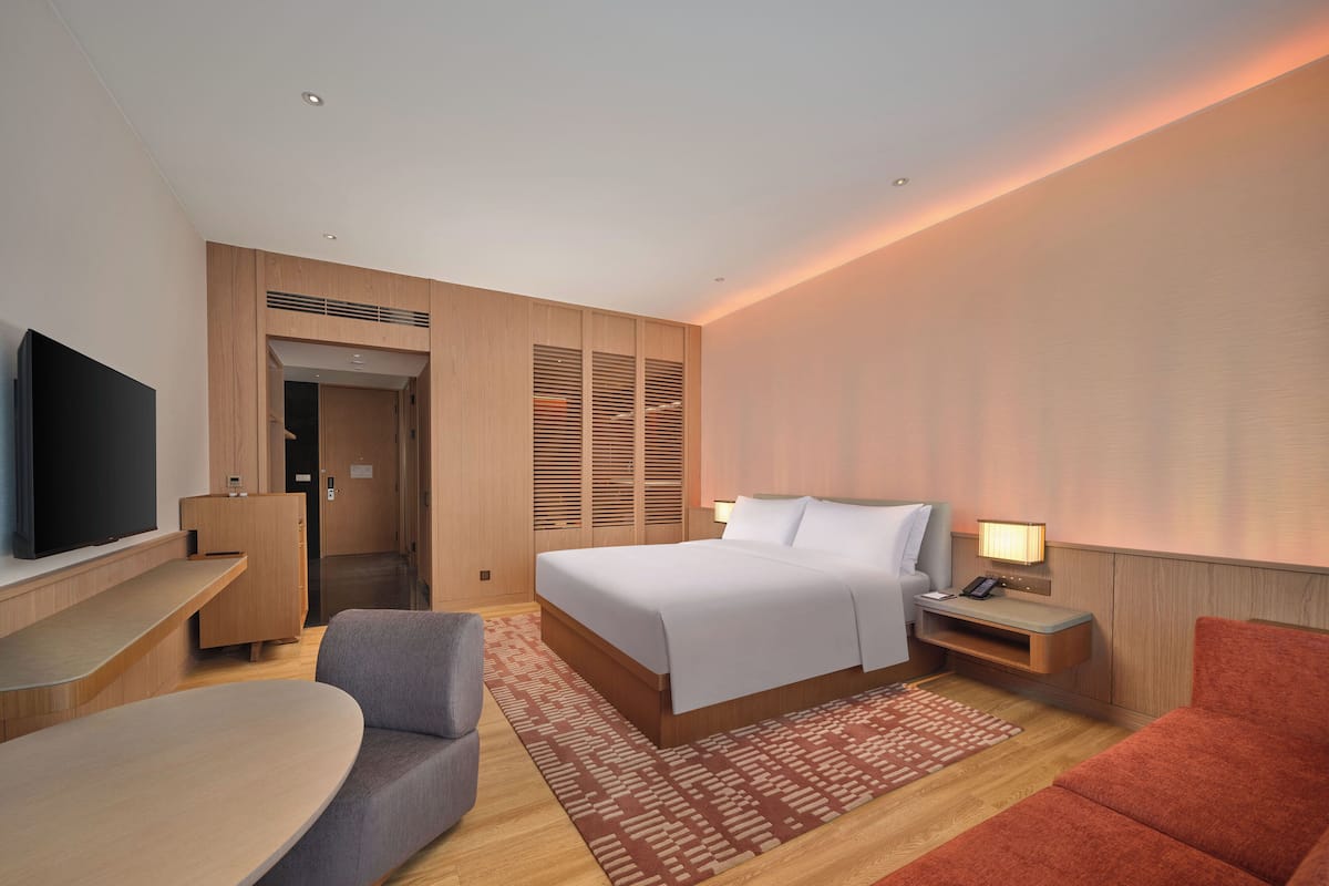 Premium bedding, down duvets, memory-foam beds, minibar