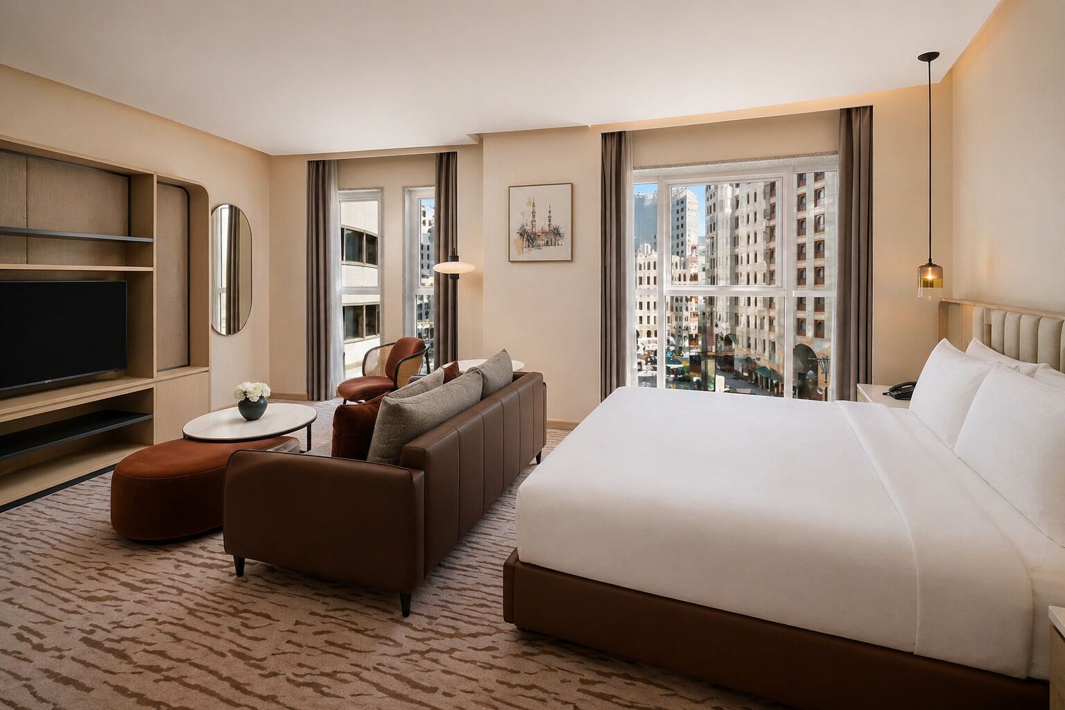 Junior Suite, 1 King Bed (Palm) | City view