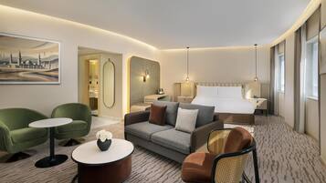 Junior Suite, 1 King Bed (Palm) | Premium bedding, down duvets, Select Comfort beds, minibar