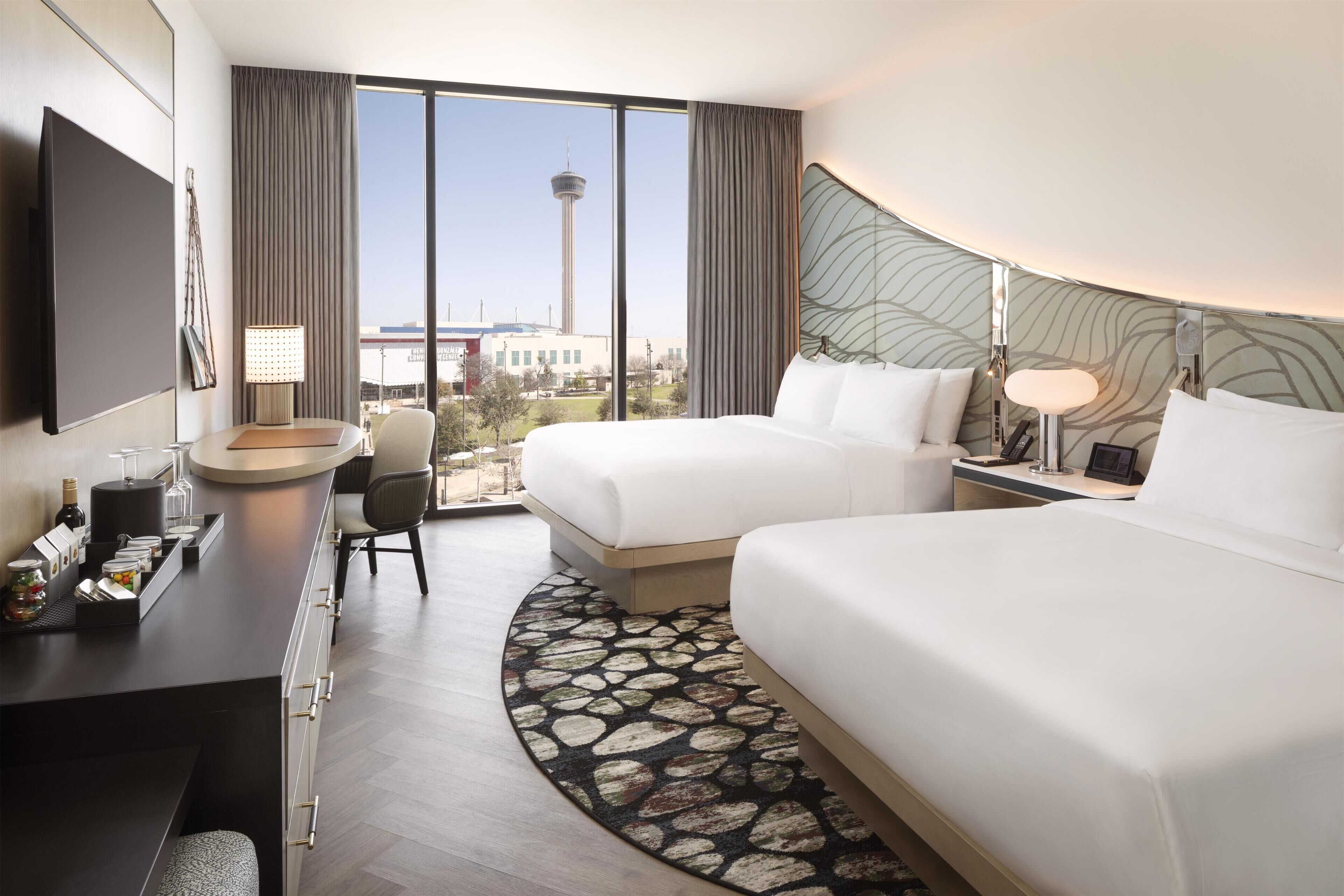 Egyptian cotton sheets, premium bedding, pillowtop beds, in-room safe