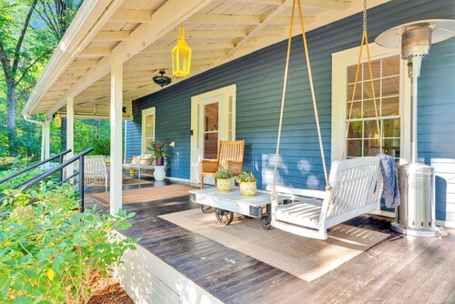 Eclectic 1906 Farmhouse: 2 Acres, Hammocks & Lake Norman Charm