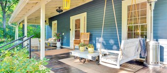 Eclectic 1906 Farmhouse: 2 Acres, Hammocks & Lake Norman Charm