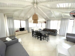 Villa, 2 Bedrooms, Terrace, Garden View | Living area | LCD TV - BAVARO SEASIDE Villas BEACH HOTEL & SPA (Punta Cana)