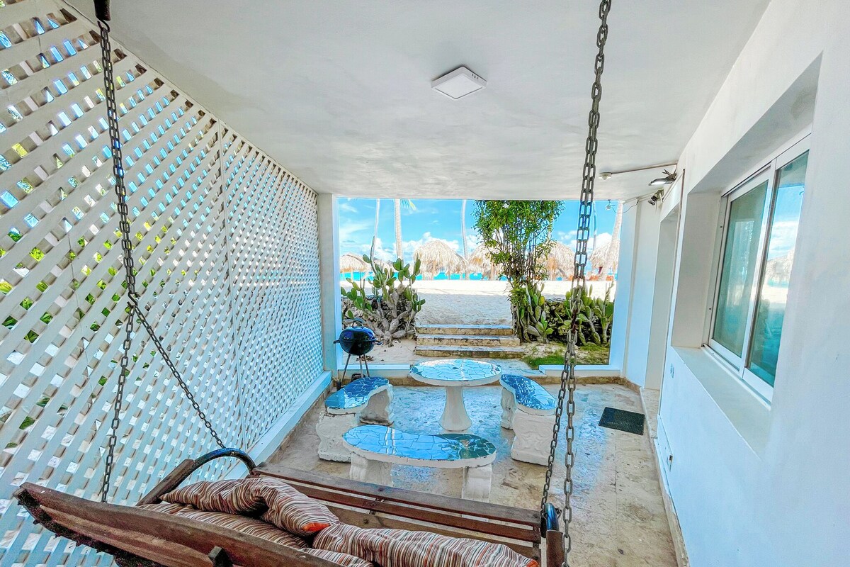 Leilighet – deluxe, 2 soverom, havutsikt | Terrasse/patio
