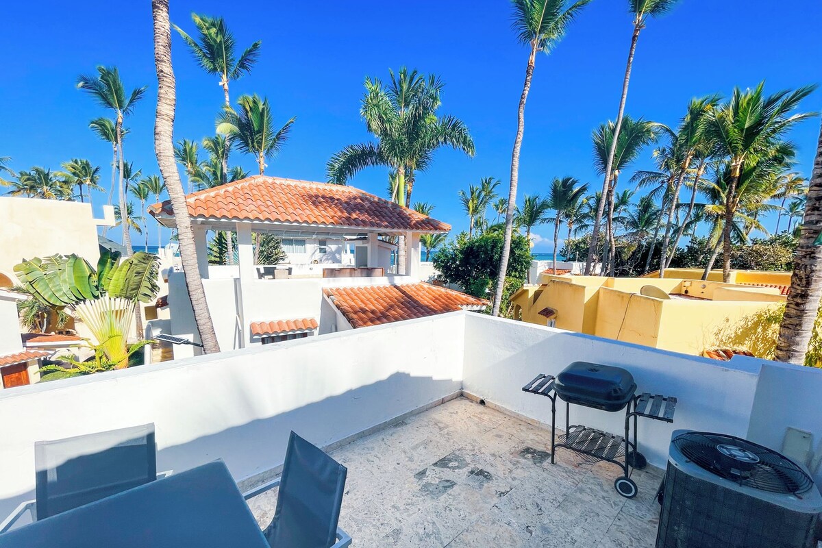 Villa, 2 soverom, terrasse, hageutsikt | Utsikt fra rommet
