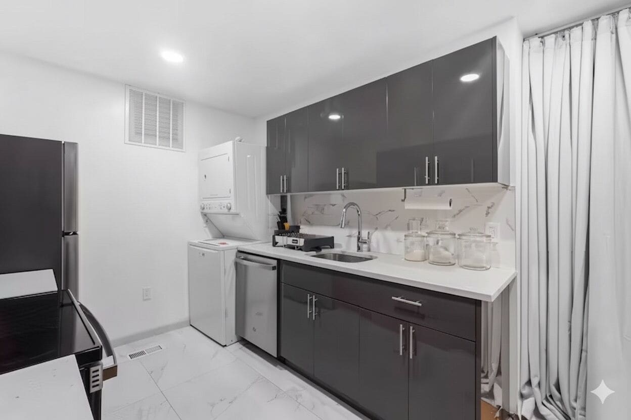 Mikrowelle, Ofen, Herdplatte, Geschirrspüler