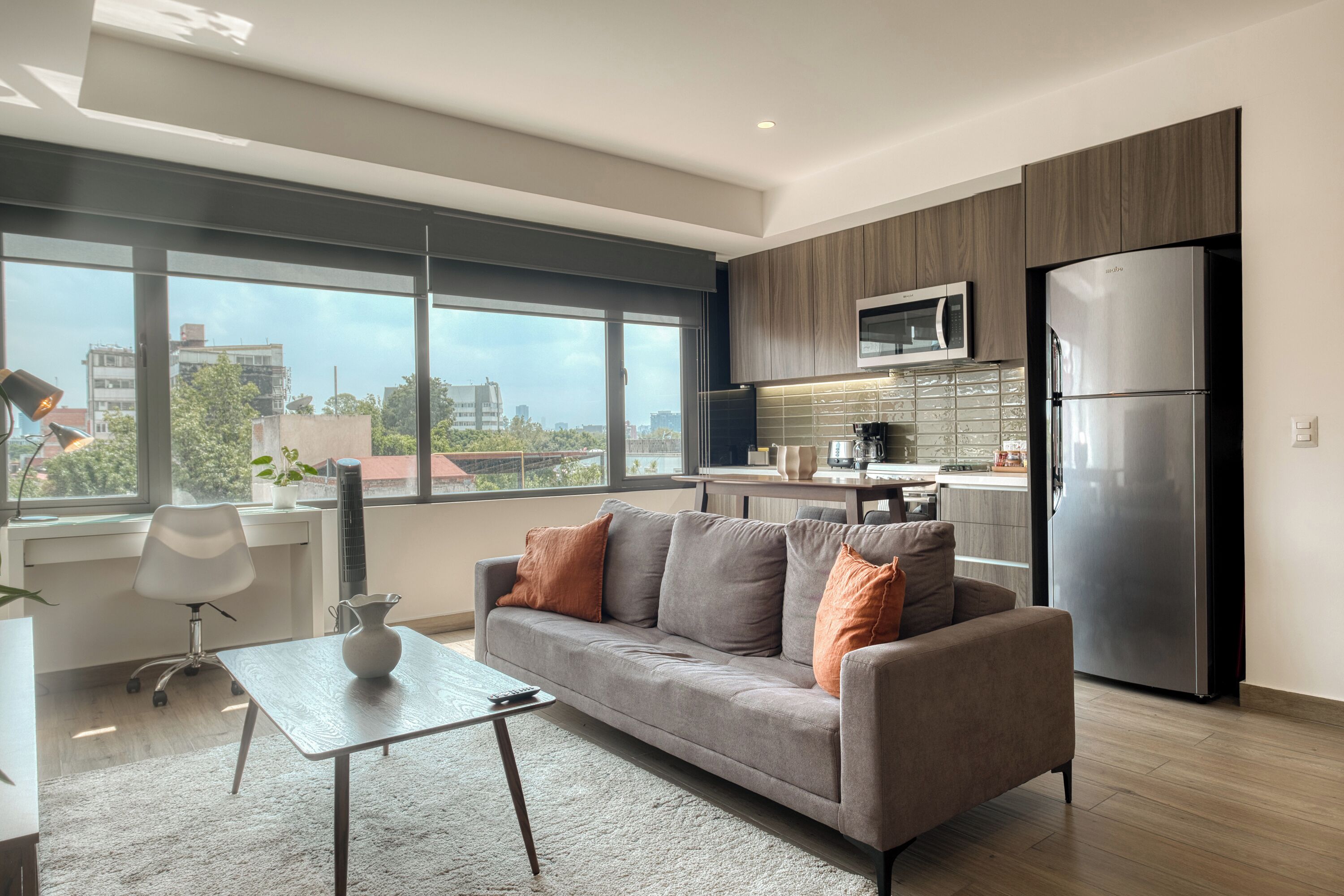 Superior Studio | In-room safe, desk, laptop workspace, blackout curtains