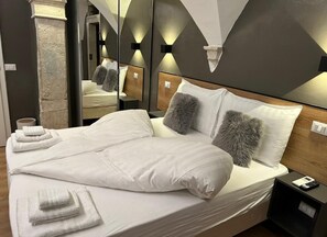 1 غرفة نوم وواي فاي وملاءات أسرّة