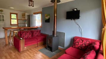 Family Cabin, Patio, Hill View | Living area