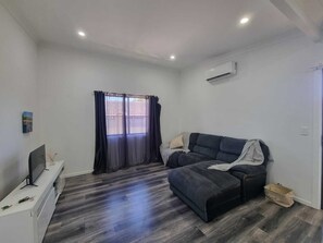 Smart TV, DVD player, books